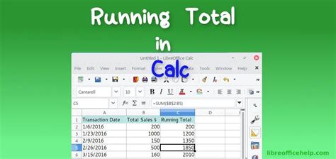 what is a running total and how does it relate to the concept of summing up?