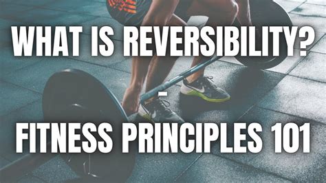 what is principle of reversibility in physical education what is the role of reversible exercises in promoting athletic performance?